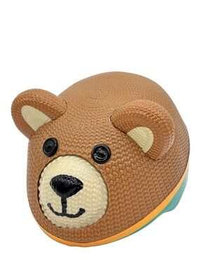 Schwinn Toddler Bike Helmet Bear 3D Animal Brown Adjustable Kids Bicycle Safety